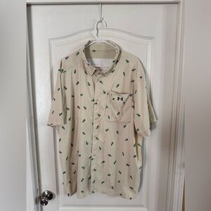 Under Armour Men’s Fishing Lure Fishing Button Up 3X. MH-233